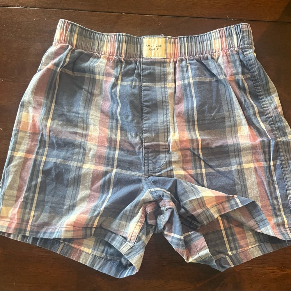 American Eagle Plaid Boxers